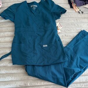 Blue Greys Anatomy by Barco Scrub Set - Small